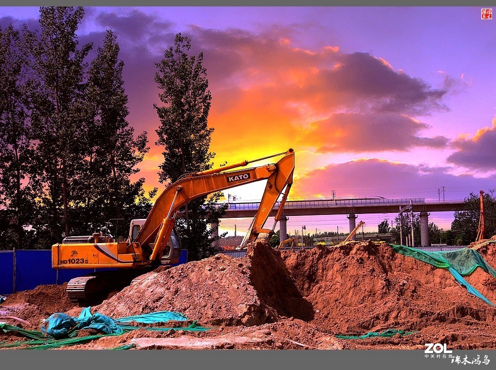 【手机随拍】繁忙的建筑工地