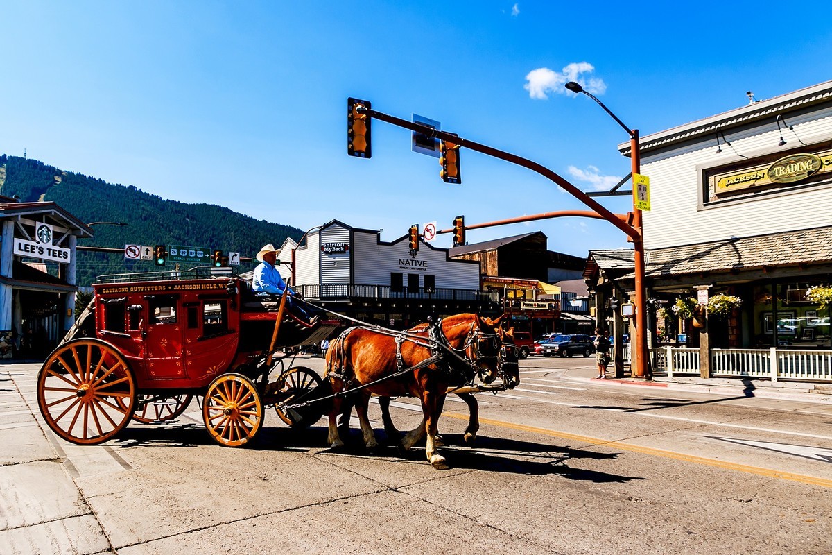 加拿大、美国游记（077）：怀俄明州 · 杰克逊小镇