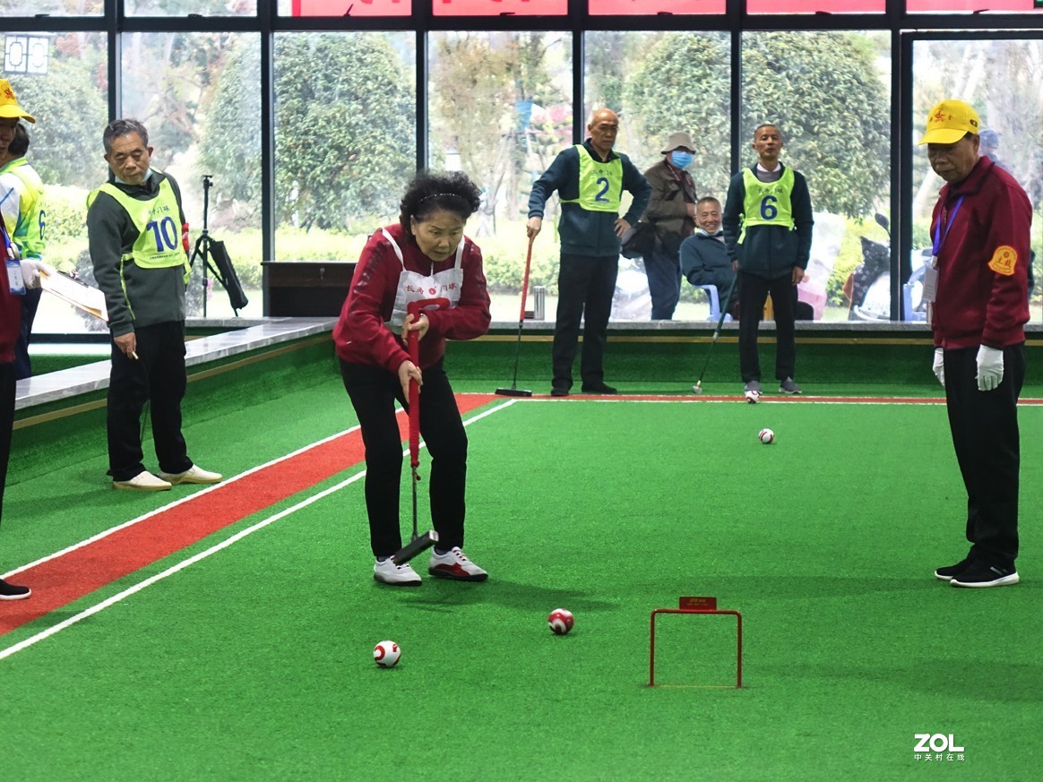江西省赣州市举行全市老年门球比赛