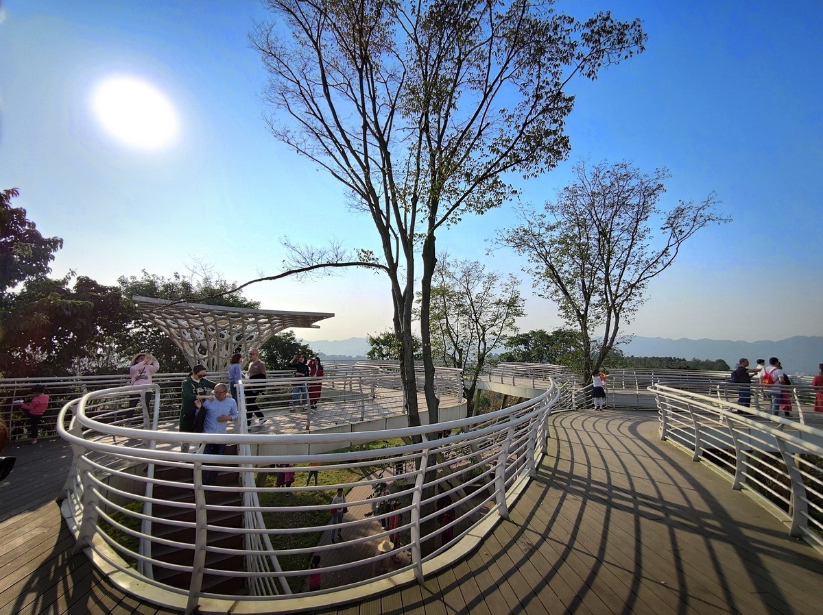 重庆礼嘉智慧公园阑珊台观景台8p