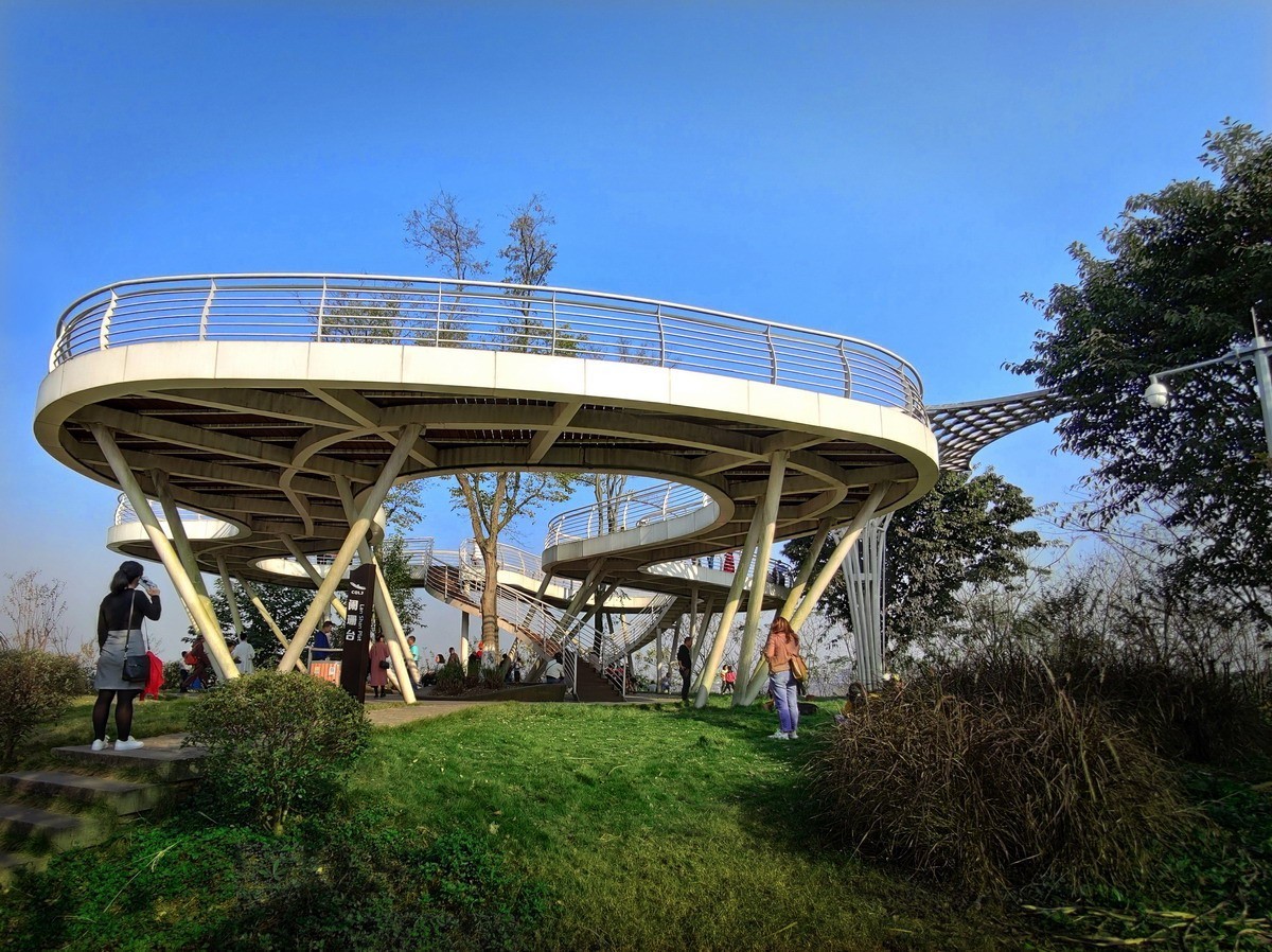 重庆礼嘉智慧公园阑珊台观景台8p