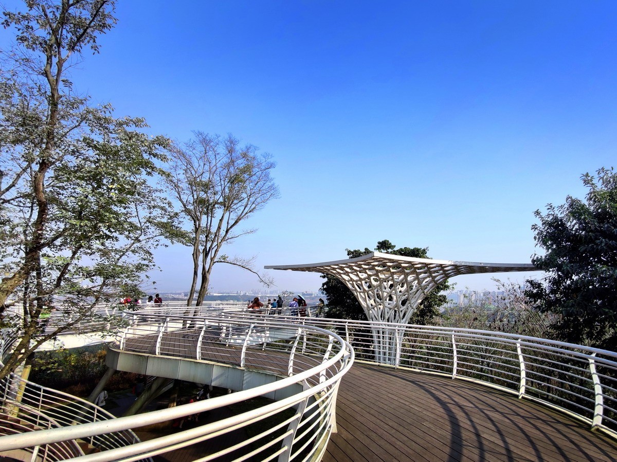 重庆礼嘉智慧公园阑珊台观景台8p