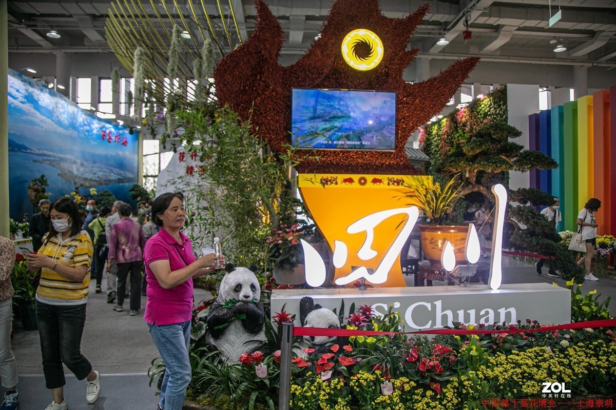 第十届中国花博会之三————室内部分省份展馆