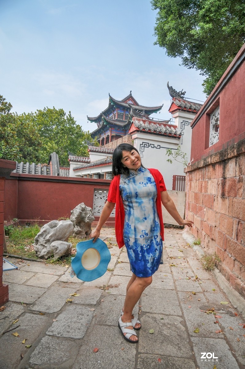 环境人像之--人在“晴川阁”