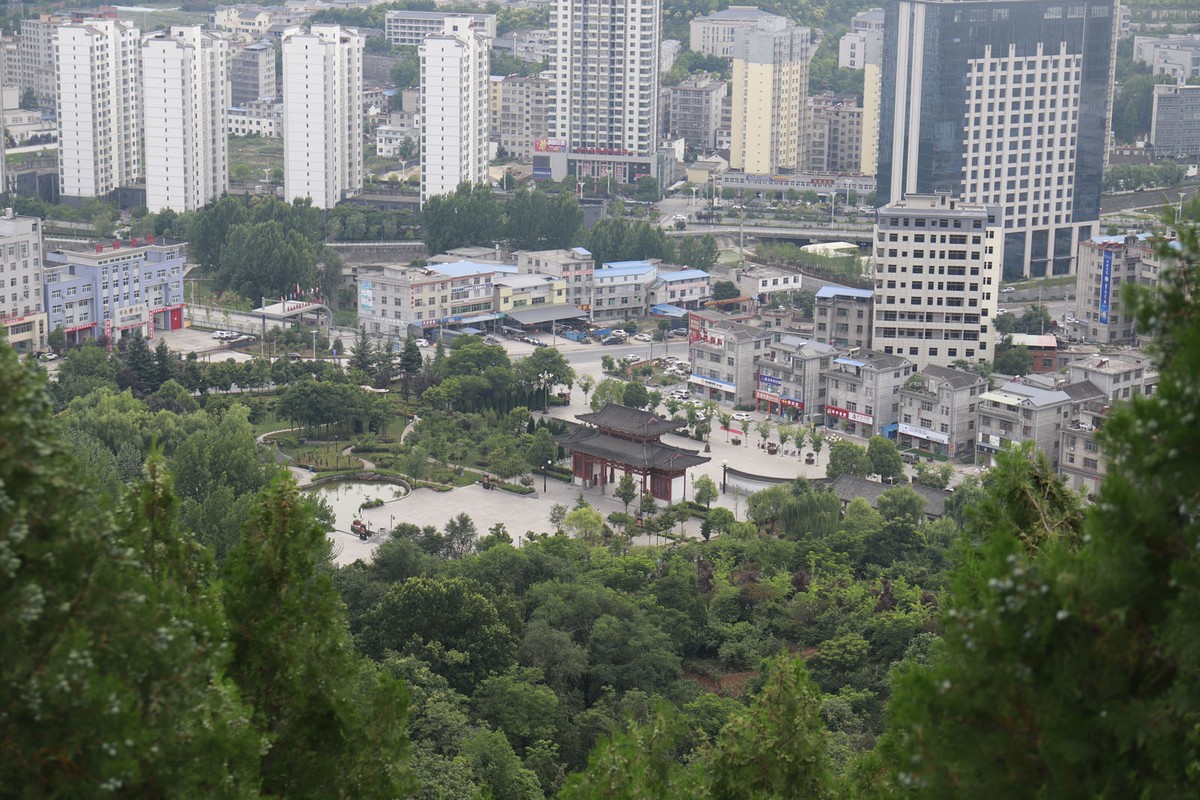 陕西商南的山山水水