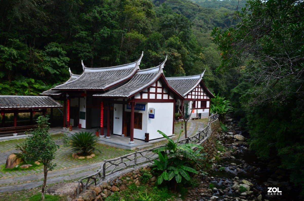 福建省三明尤溪县九阜山景区风光
