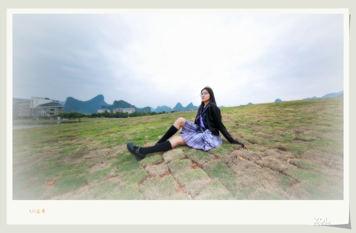 佳能“大灯泡”11 24F4.0首拍人像大长腿小姐姐