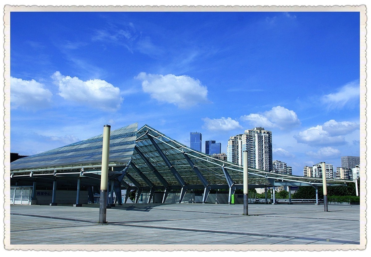 南京奥体中心东大门部分掠影