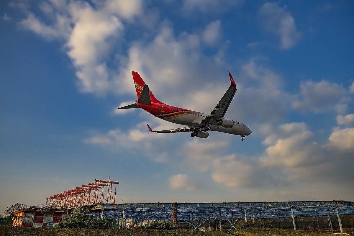 近在咫尺拍摄进场飞机（5）