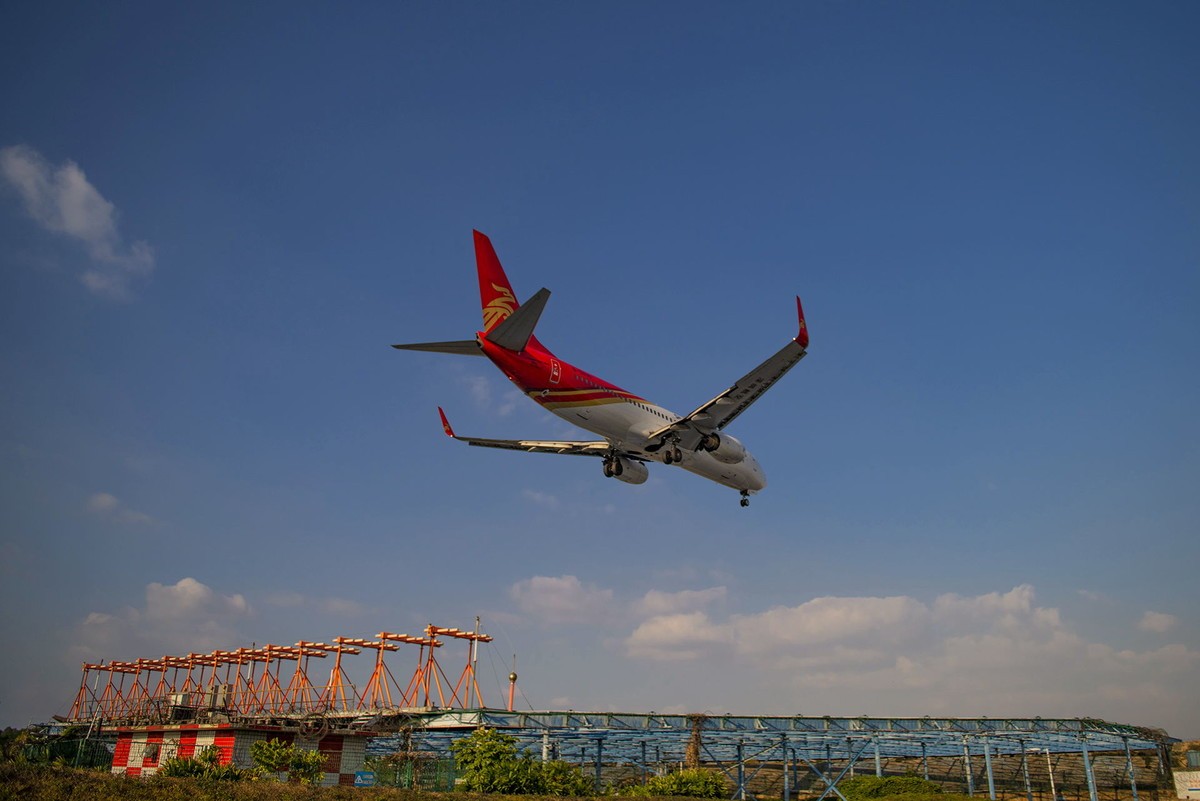 近在咫尺拍摄进场飞机（5）