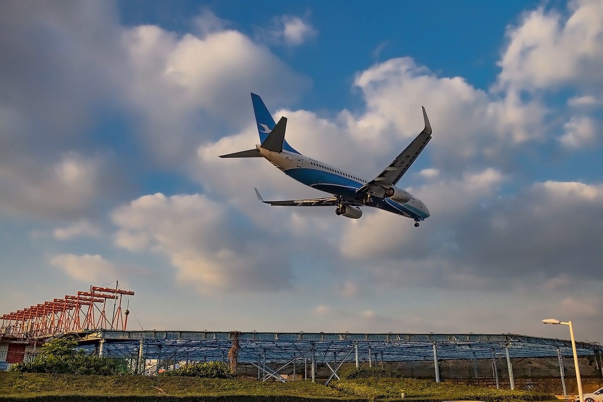 近在咫尺拍摄进场飞机（5）