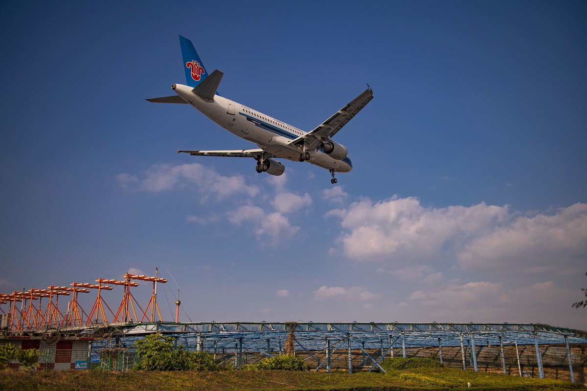 近在咫尺拍摄进场飞机（5）