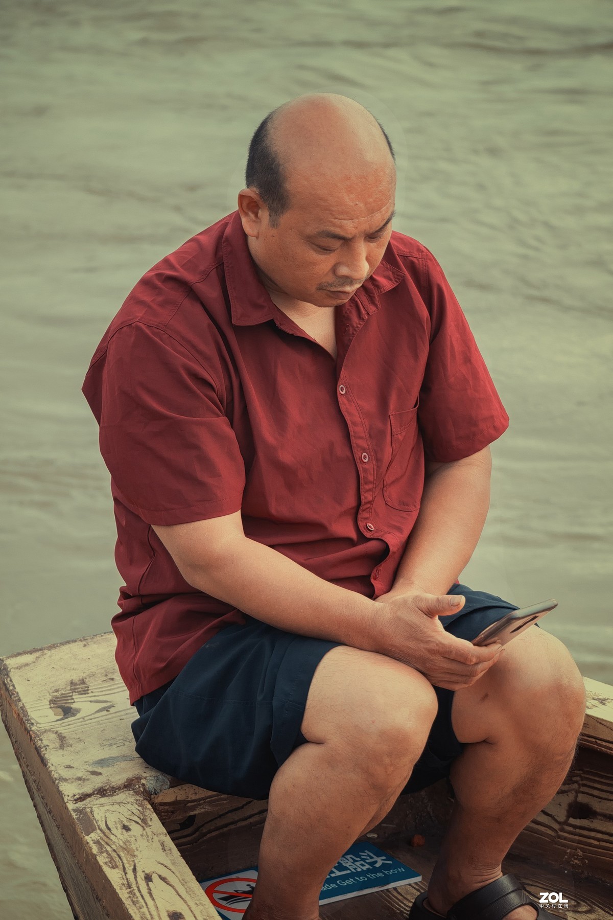 古城古浮桥抓拍