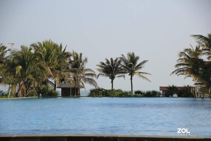 154【寿星老海南游摄日记】21.01.13海南长島兰湾小区游泳池全景图！“