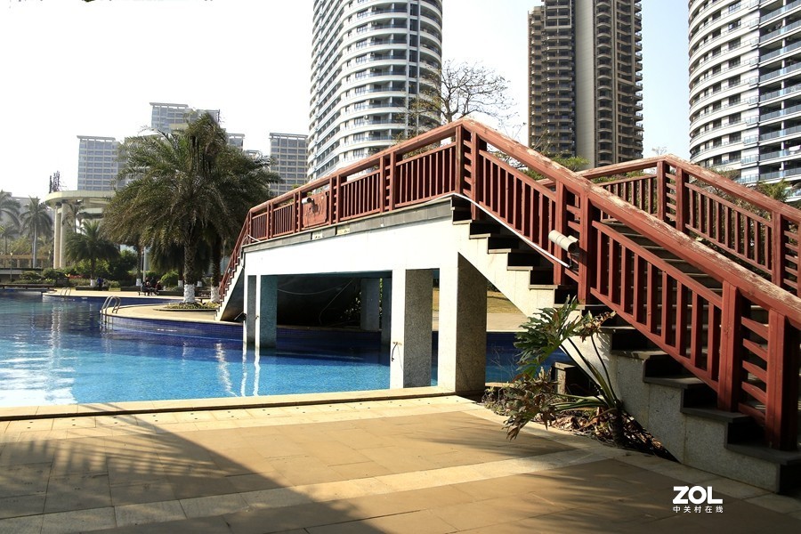 154【寿星老海南游摄日记】21.01.13海南长島兰湾小区游泳池全景图！“