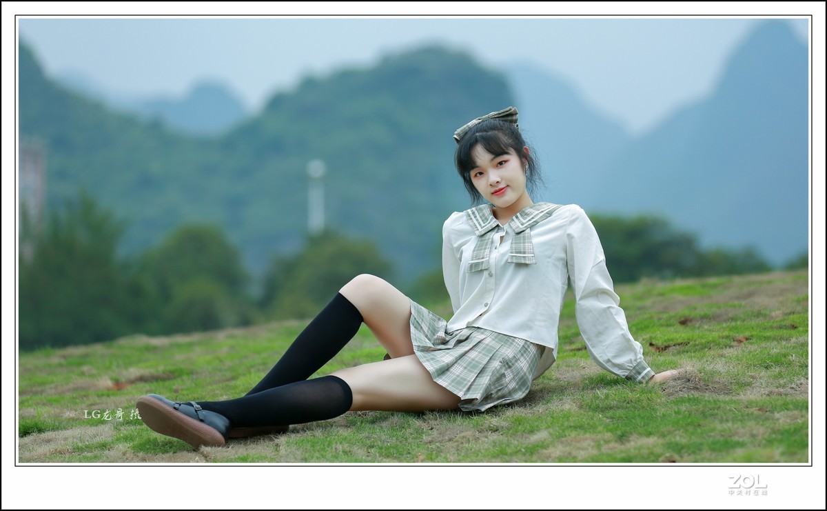 70 200 三代 小白伞 拍校园风小姐姐