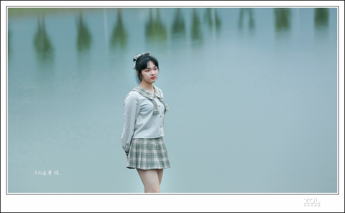 70 200 三代 小白伞 拍校园风小姐姐