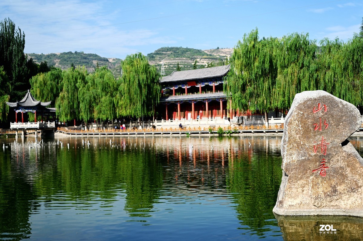 兰州金城公园一角