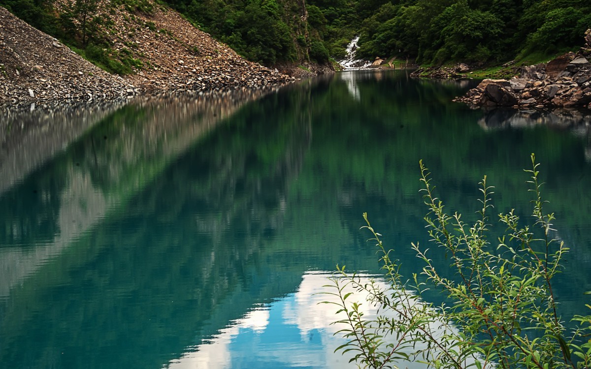 川西茂县松坪沟墨海