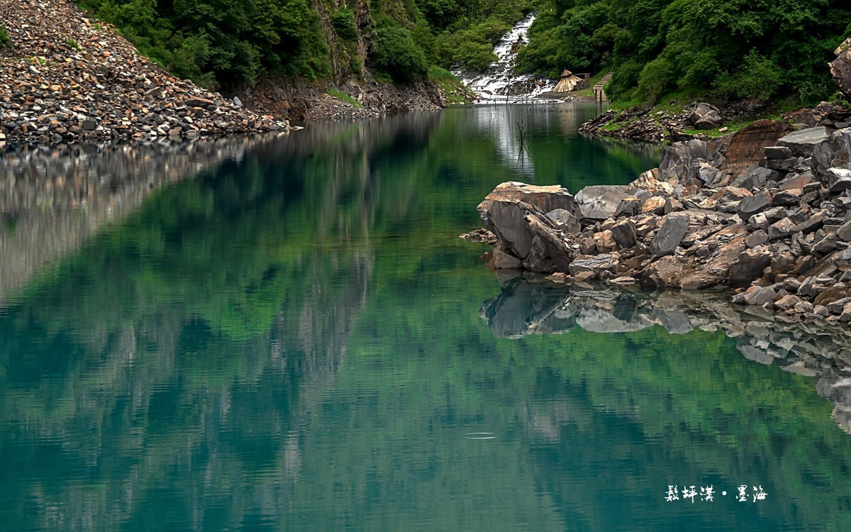 川西茂县松坪沟墨海