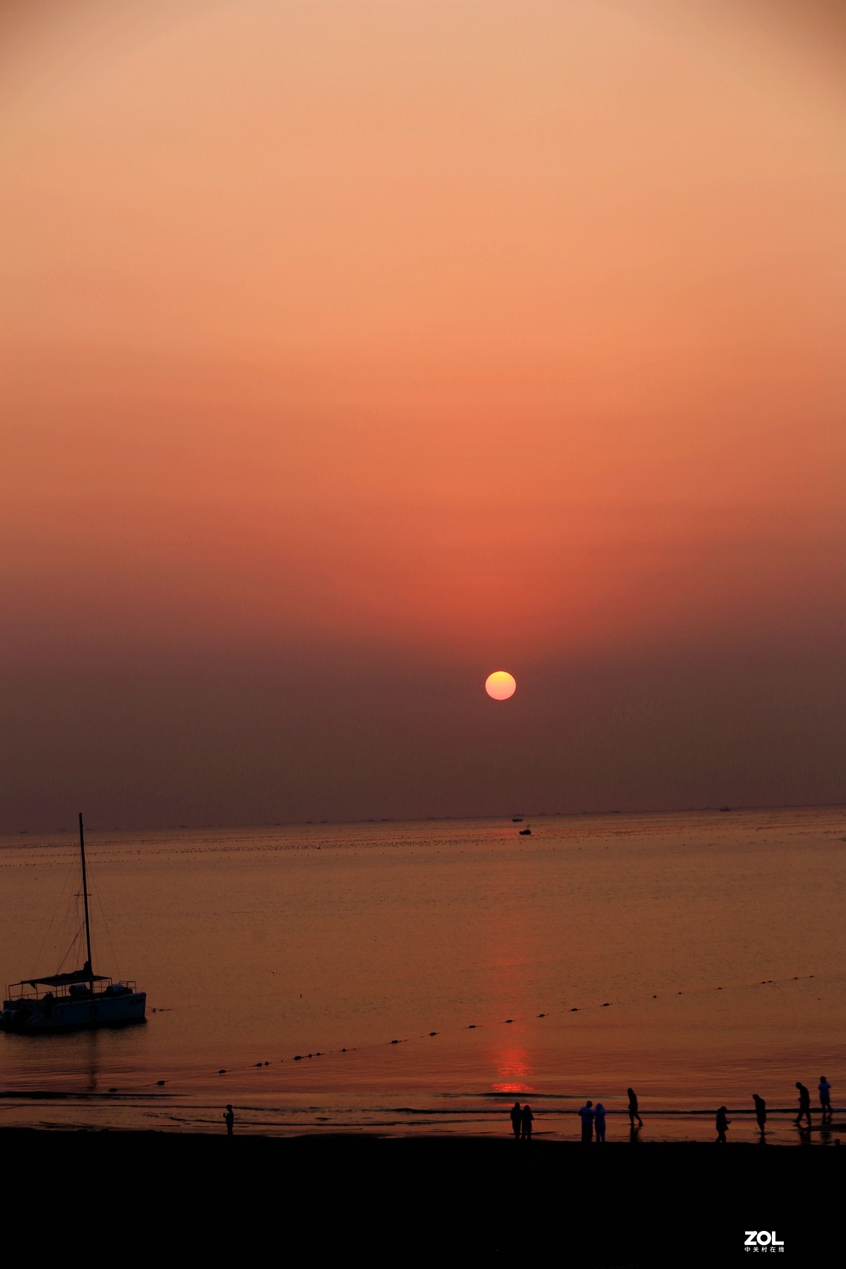 南戴河海上日出
