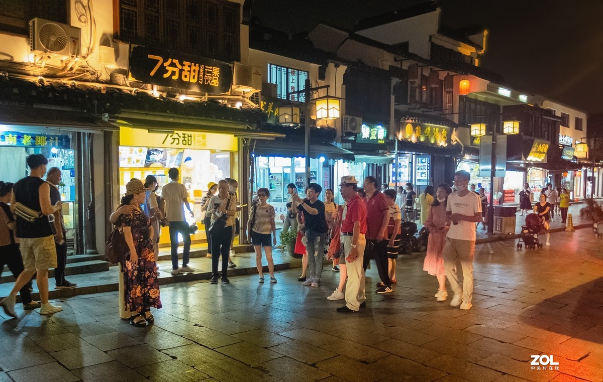 夜探七里山塘街