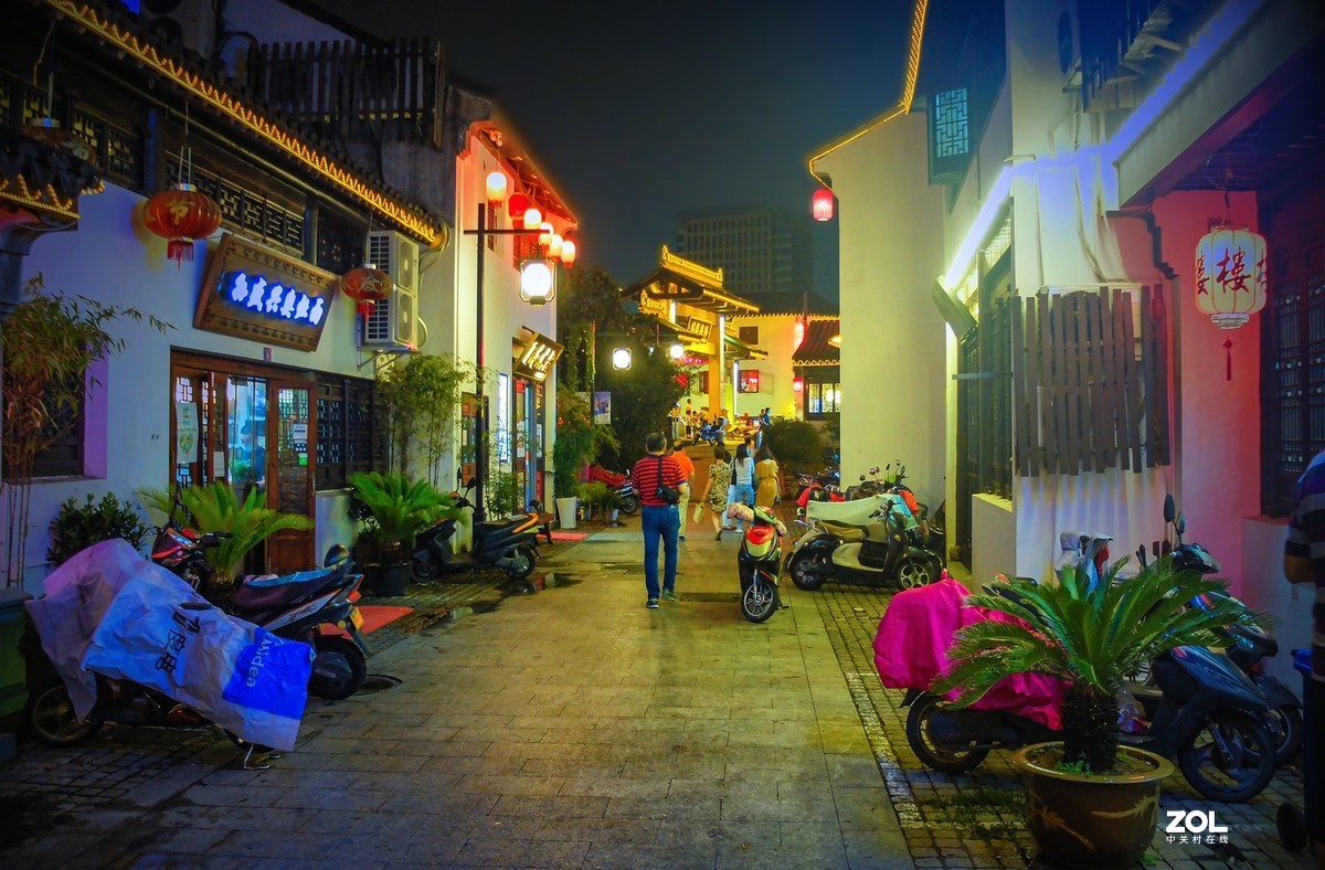 夜探七里山塘街