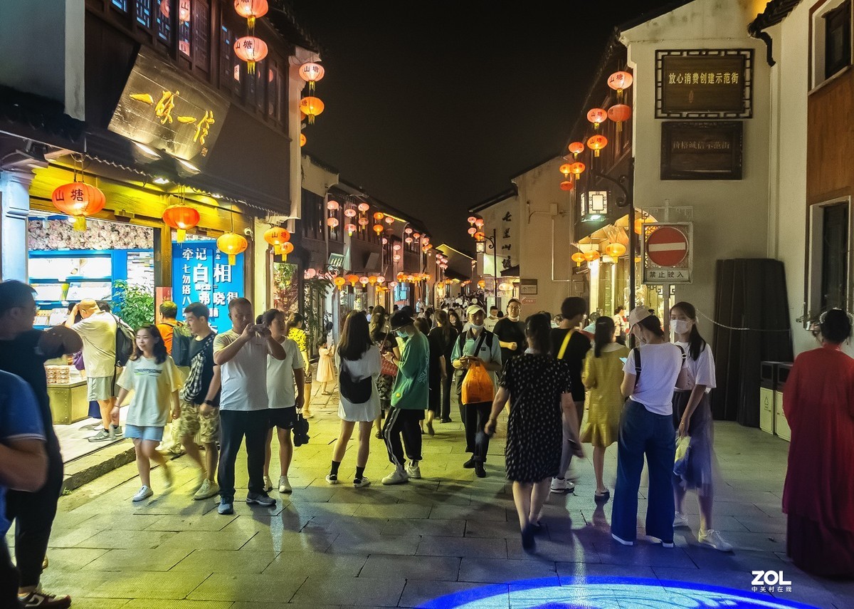 夜探七里山塘街