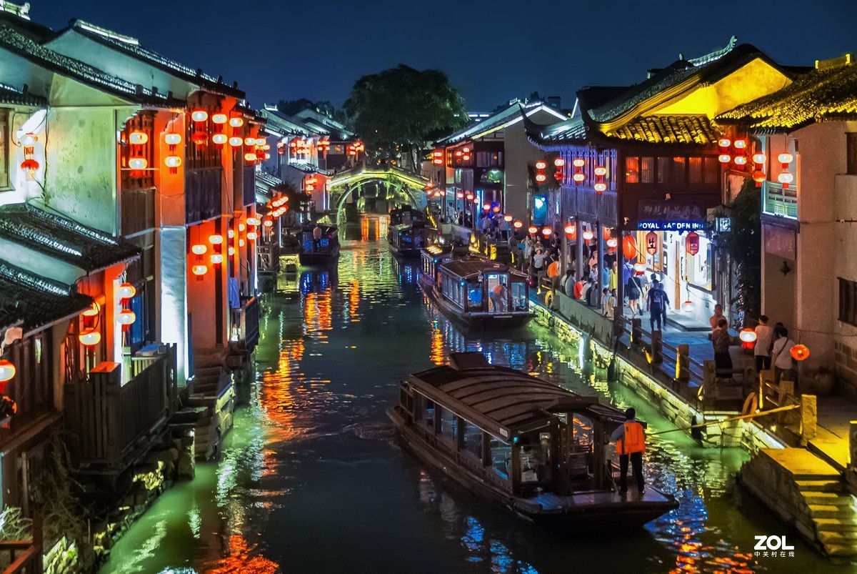 夜探七里山塘街