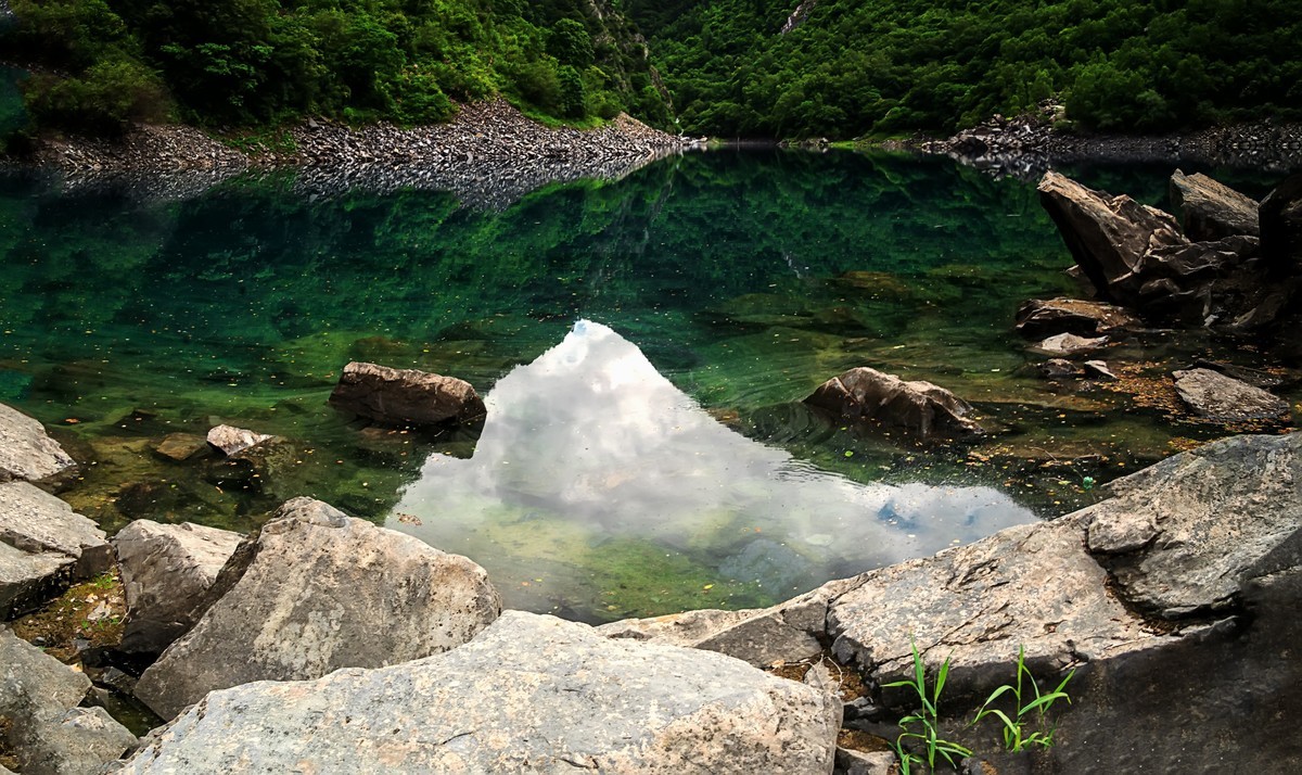 川西茂县松坪沟墨海
