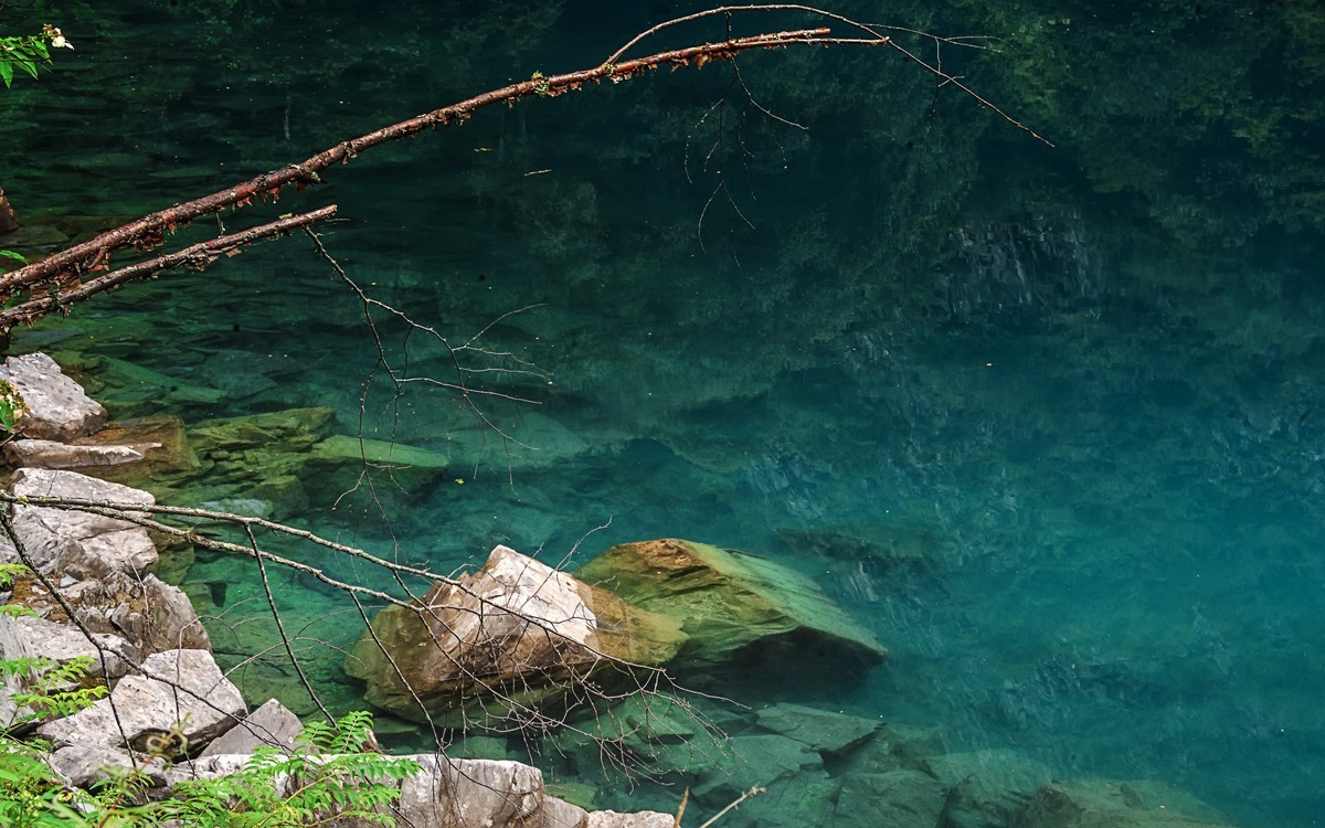 川西茂县松坪沟墨海