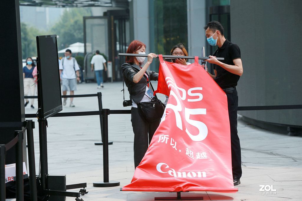 佳能全画幅微单eosR5体验会现场