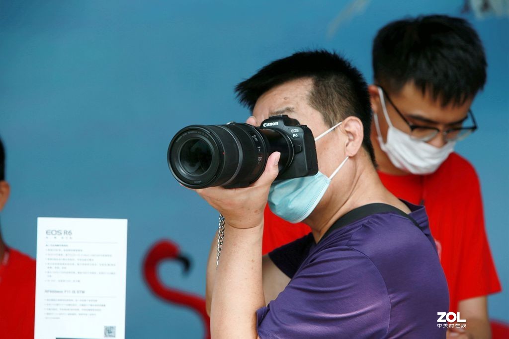 佳能全画幅微单eosR5体验会现场