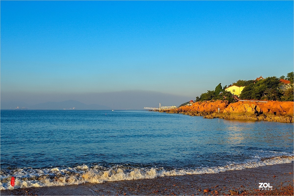 青岛栈桥海滩游拍160322