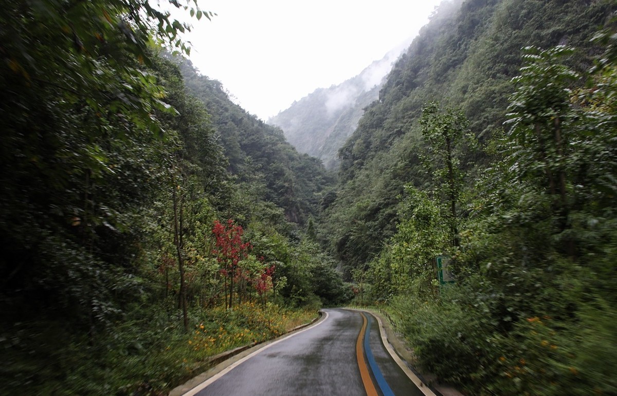 雨天游回龍溝