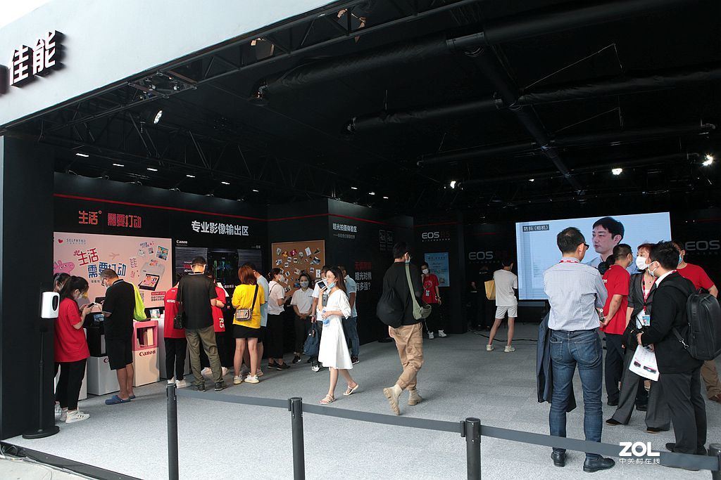 佳能全画幅微单eosR5体验会现场