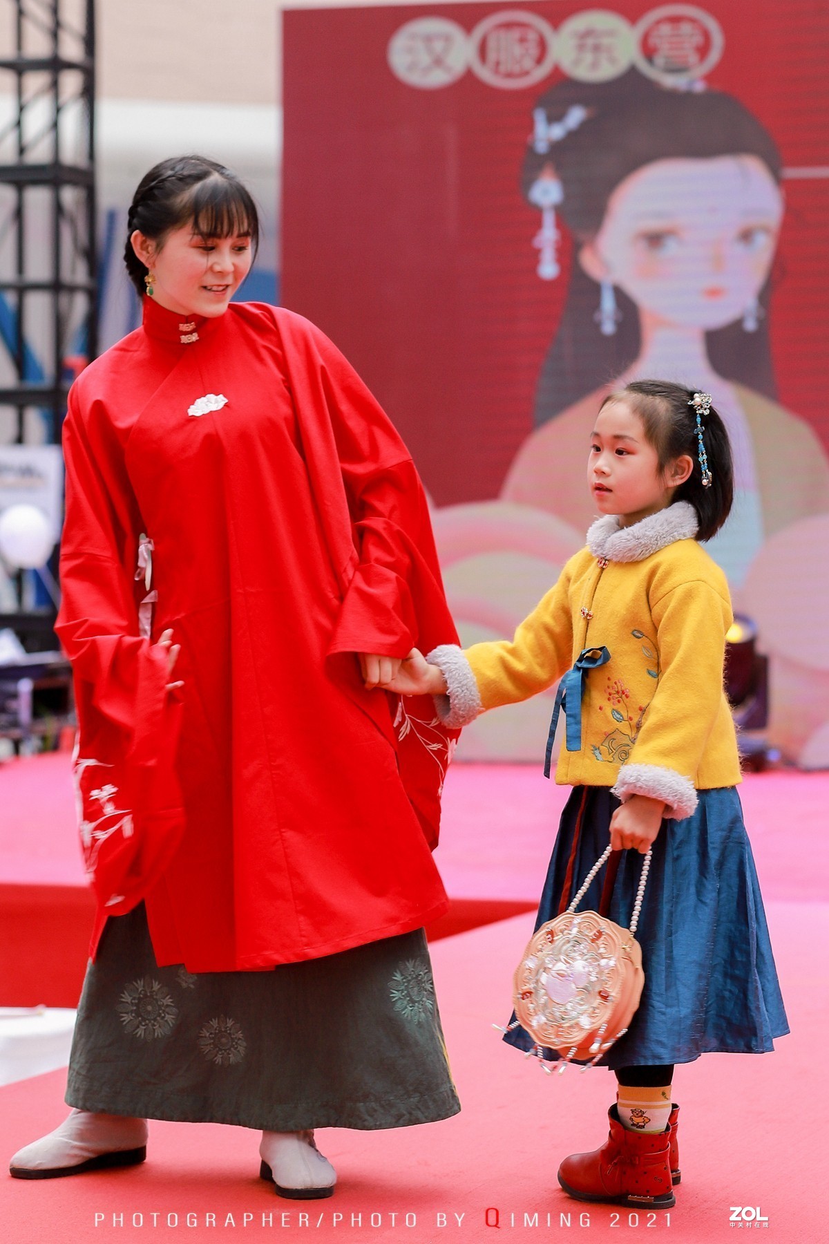 东营万达汉服走秀人像抓拍