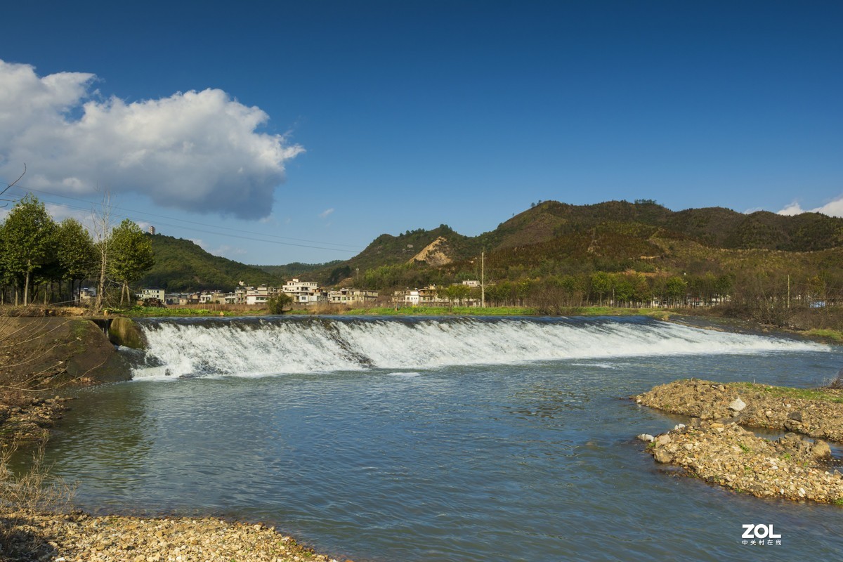 横山坝上风光和水晶岭上人家