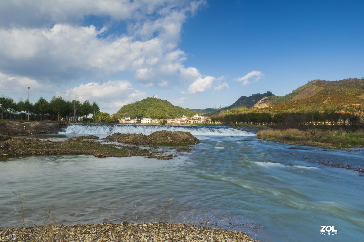 横山坝上风光和水晶岭上人家