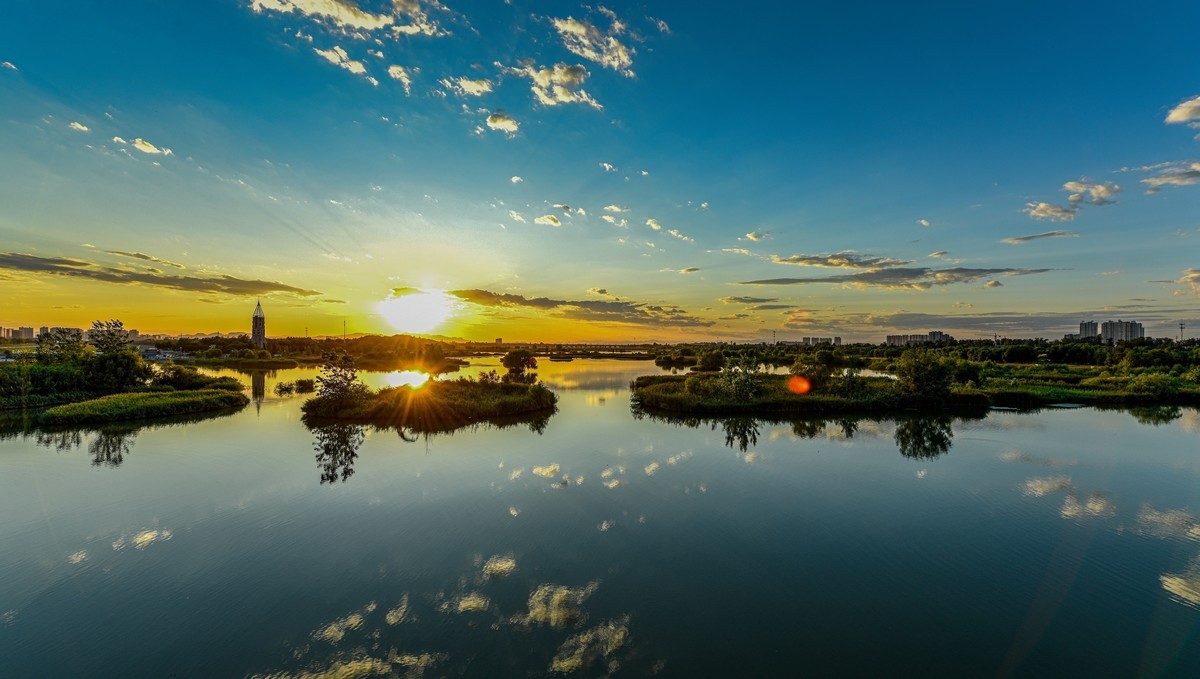 滹沱河醉美—自在正定好
