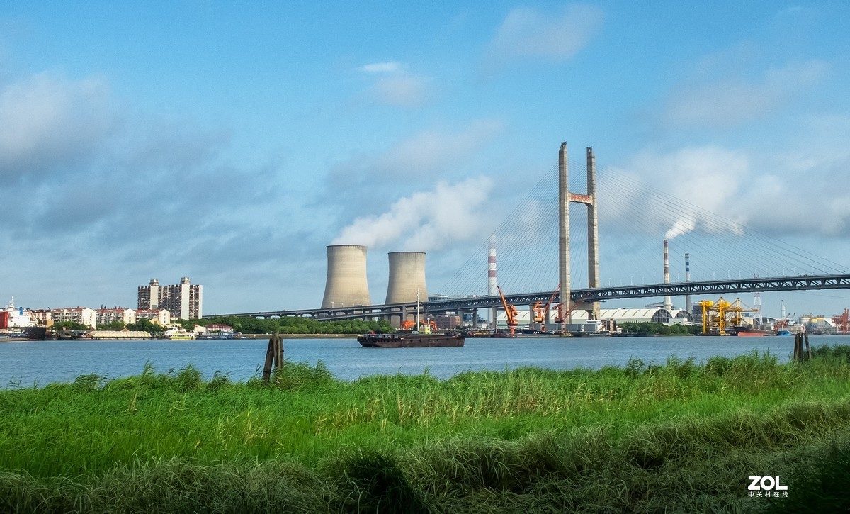 黄浦江岸边天然氧吧