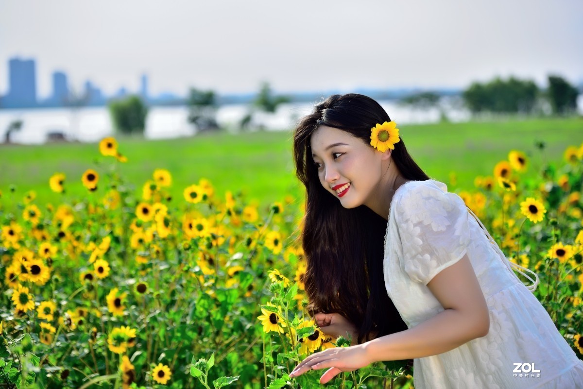 湿地公园环境人像三