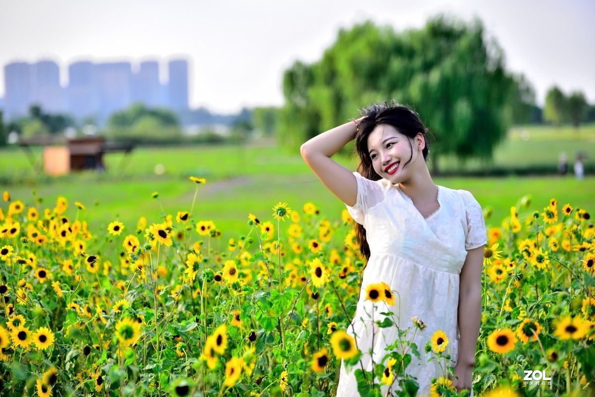 湿地公园环境人像三