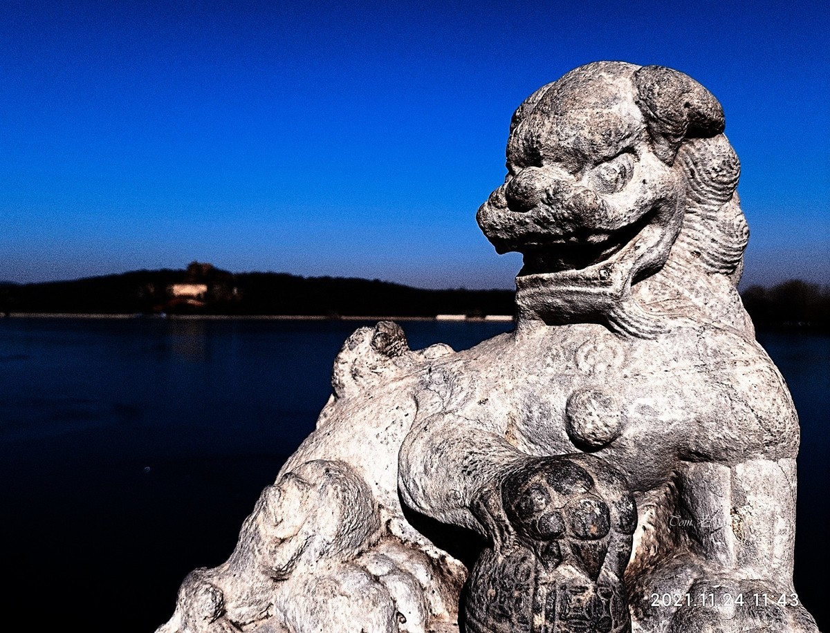 手機拍頤和園 別有風情