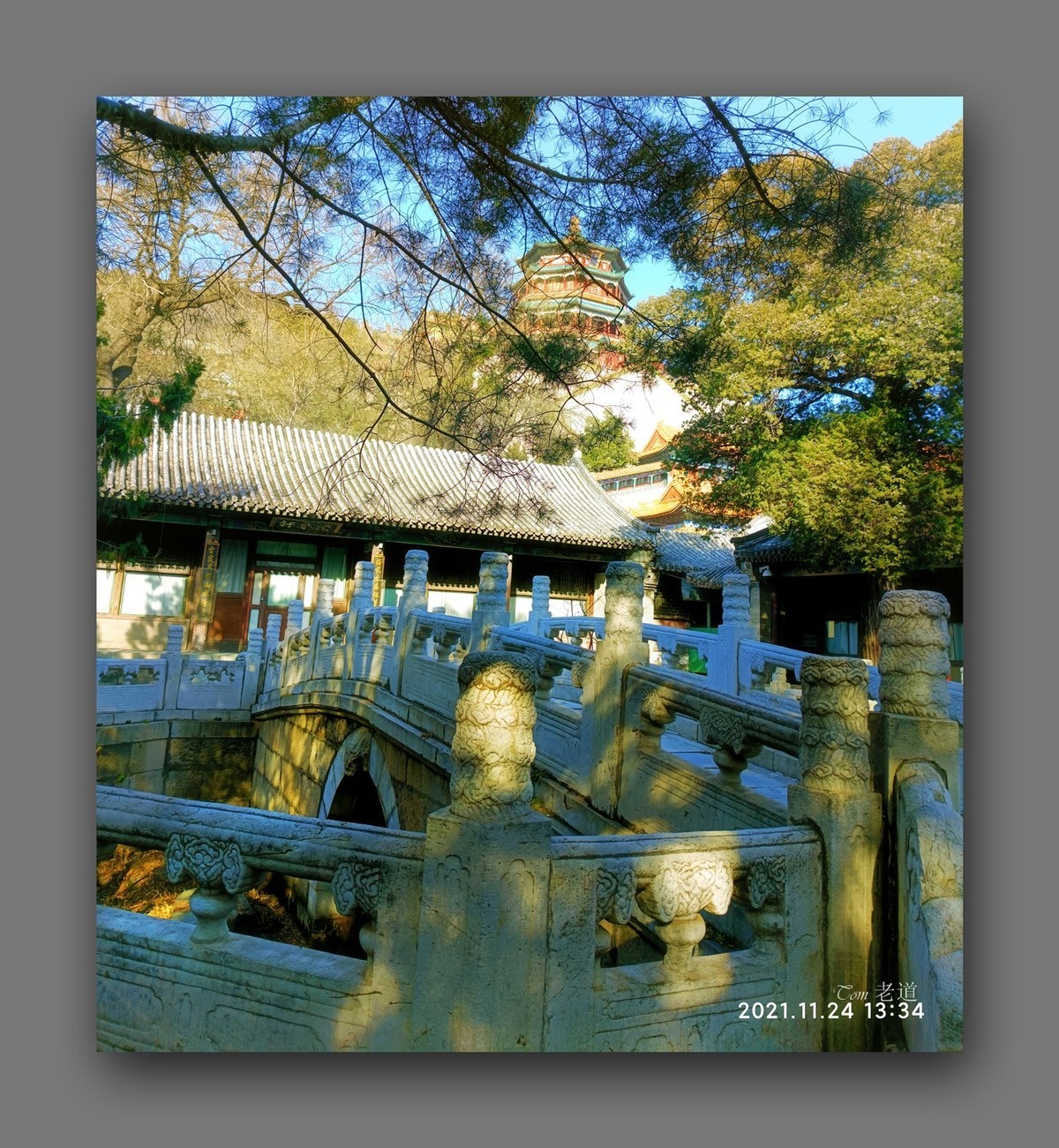 手機拍頤和園 別有風情