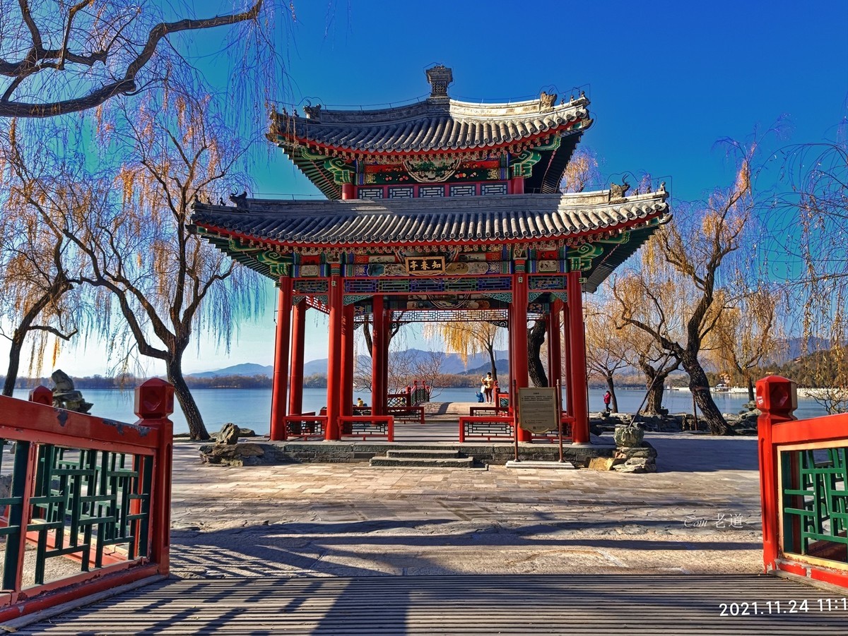 手機拍頤和園 別有風情