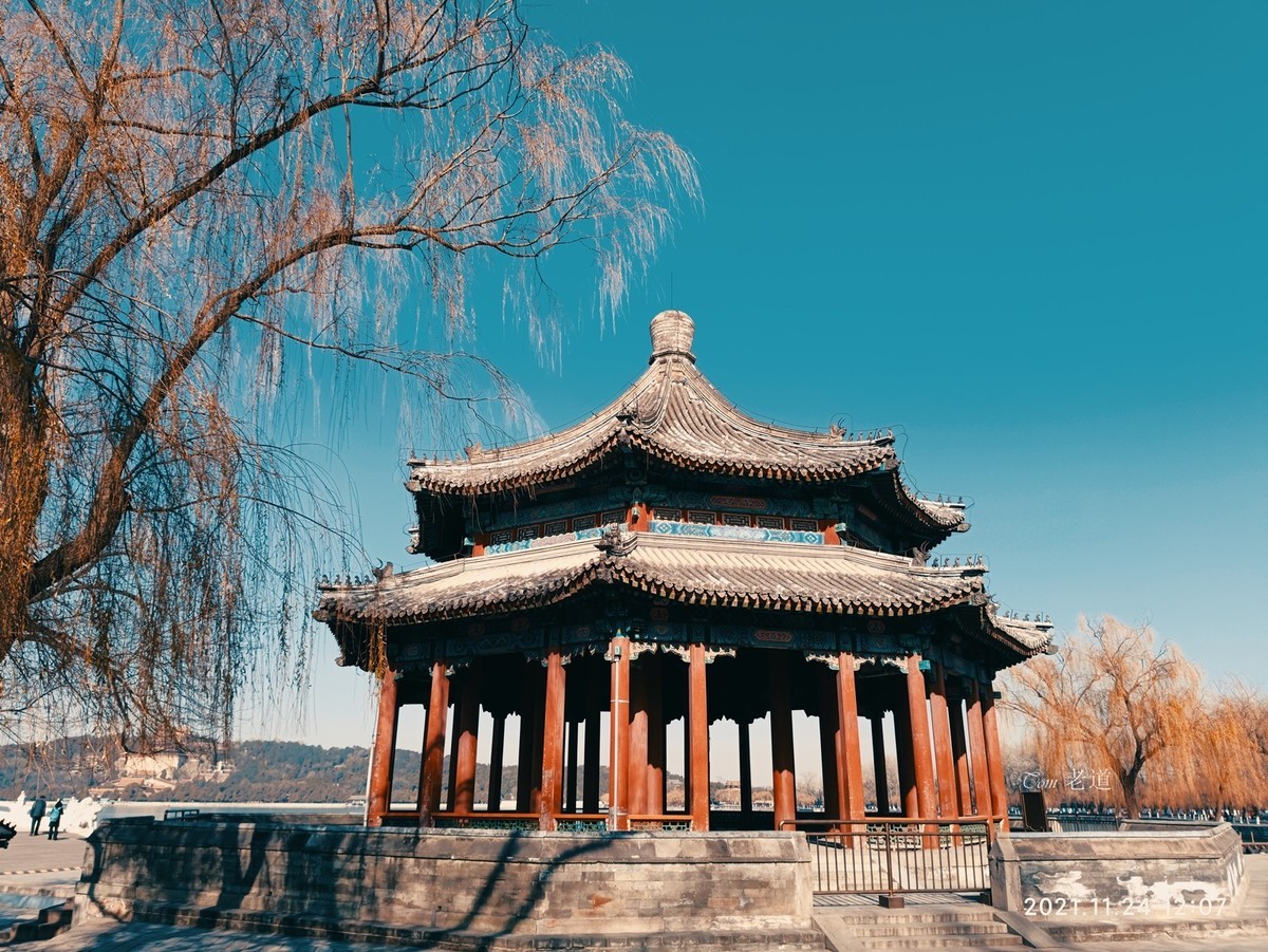 手機拍頤和園 別有風情