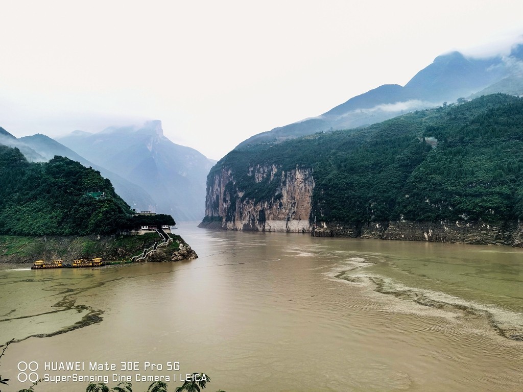手机拍长江三峡——夔门与白帝城