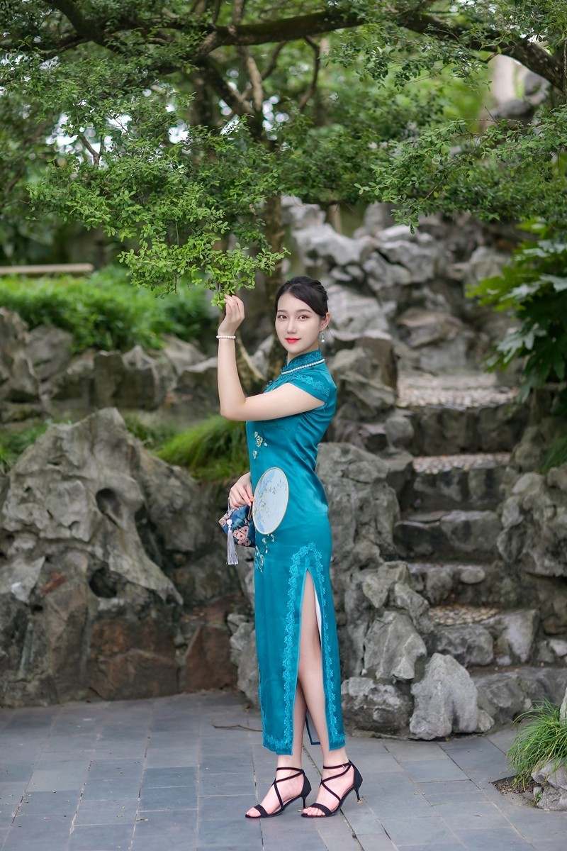 公园旗袍秀-中关村在线摄影论坛
