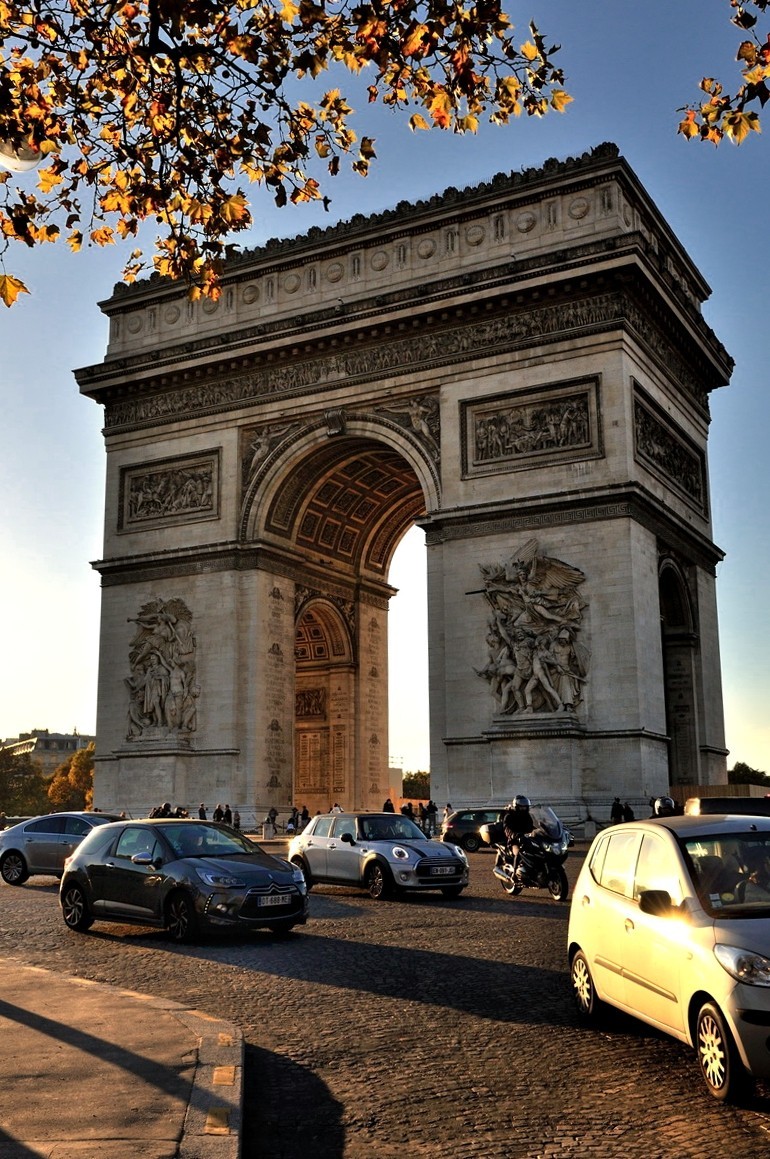 夕阳下的凯旋门-中关村在线摄影论坛